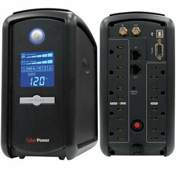 Cyberpower UPS System, 1000VA, 9 Outlets, Out: 120V AC , In:120V AC CY87609